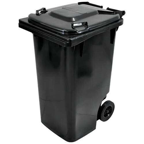 Cesto de lixo gari 240L com rodas de 300 mm sem pedal - C241PR Cesto de lixo gari 240L com rodas de 300 mm sem pedal - C241PR