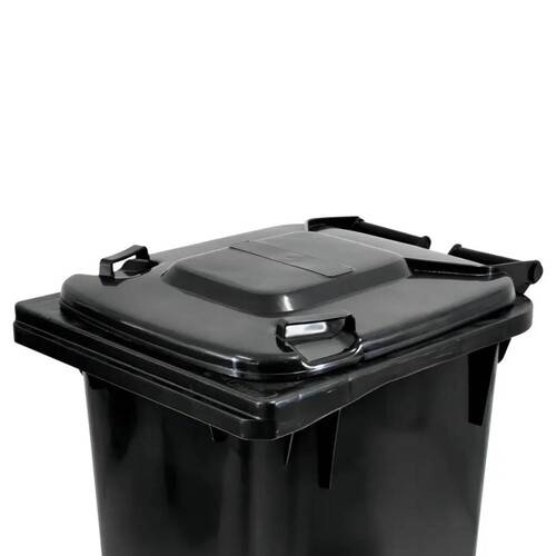 Cesto de lixo gari 240L com rodas de 300 mm sem pedal - C241PR Cesto de lixo gari 240L com rodas de 300 mm sem pedal - C241PR