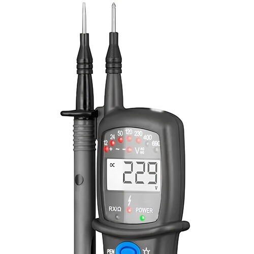 Testador de voltagem AC/DC com indicadores - EZ TEST III Testador de voltagem AC/DC com indicadores - EZ TEST III