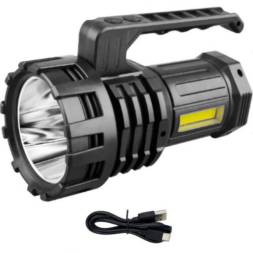 Refletor de busca recarregável com LED COB multifuncional - BOM-4330 Refletor de busca recarregável com LED COB multifuncional - BOM-4330