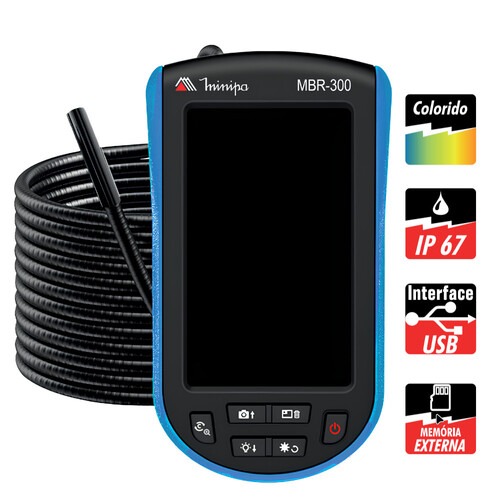 Boroscópio digital 3,2 mm tela de 4,3 Boroscópio digital 3,2 mm tela de 4,3