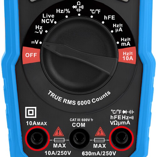 Multímetro digital portátil True RMS CAT III 600V - ET-1505A Multímetro digital portátil True RMS CAT III 600V - ET-1505A
