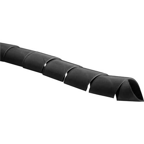 Protetor de cabos espiral 12 mm preto Protetor de cabos espiral 12 mm preto