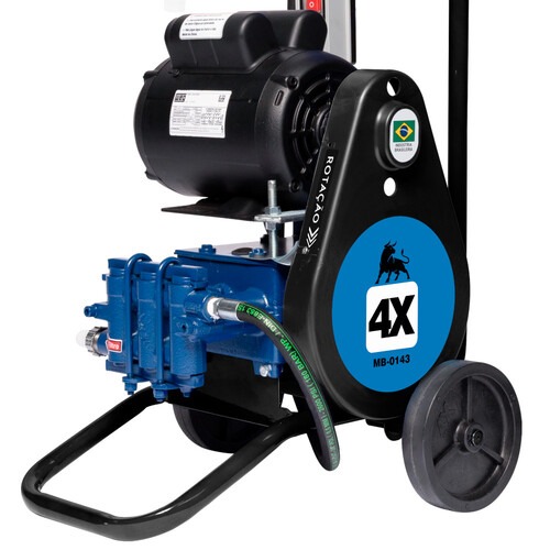 Lavadora alta vazão média pressão 500 libras 2hp 12 l/min - MB-0143 220V Lavadora alta vazão média pressão 500 libras 2hp 12 l/min - MB-0143 220V
