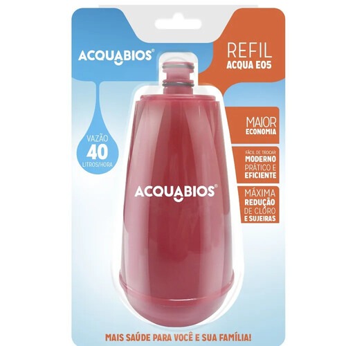 Refil blindado para torneira com filtro Acqua E05 Refil blindado para torneira com filtro Acqua E05