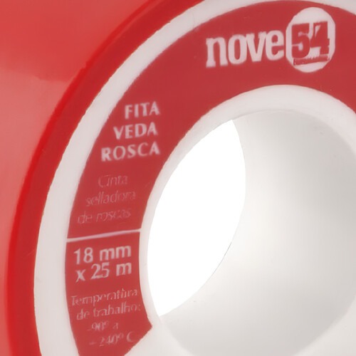 Fita veda rosca branca 18 mm x 25 metros Fita veda rosca branca 18 mm x 25 metros