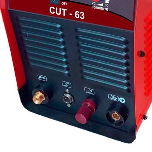 Máquina de corte plasma 60A com tocha monofásica - CUT 63 220V Máquina de corte plasma 60A com tocha monofásica - CUT 63 220V