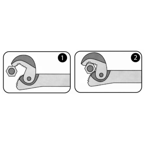 Chave para tubos auto ajustável abertura 8 a 32 mm Chave para tubos auto ajustável abertura 8 a 32 mm