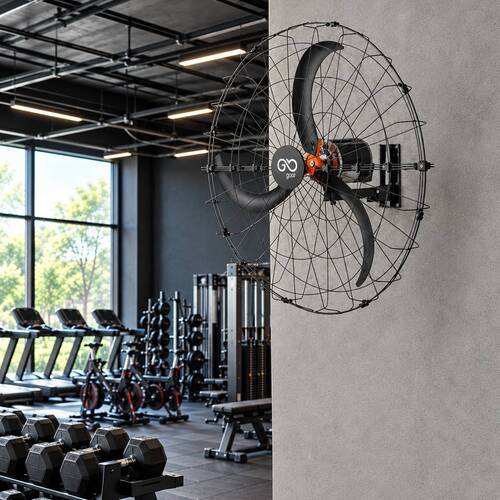 Ventilador de parede industrial 1 metro fixo alta vazão - V100LB Ventilador de parede industrial 1 metro fixo alta vazão - V100LB