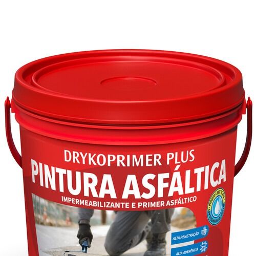 Impermeabilizante Pintura Asfáltica 3,6L - DrykoPrimer PLUS Impermeabilizante Pintura Asfáltica 3,6L - DrykoPrimer PLUS