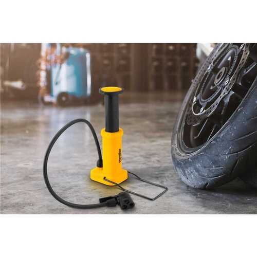 Bomba de ar para encher pneus com pedal