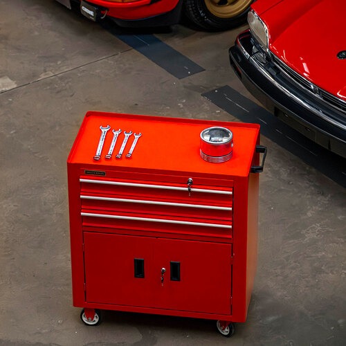 Carrinho para ferramentas com 3 gavetas e 2 portas - RLL-316 Carrinho para ferramentas com 3 gavetas e 2 portas - RLL-316