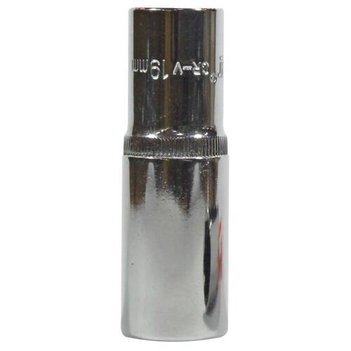 Soquete sextavado longo 19 mm com encaixe 1/2
