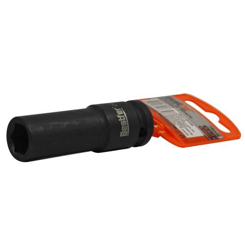 Soquete sextavado de impacto longo 14 mm encaixe 1/2 Soquete sextavado de impacto longo 14 mm encaixe 1/2