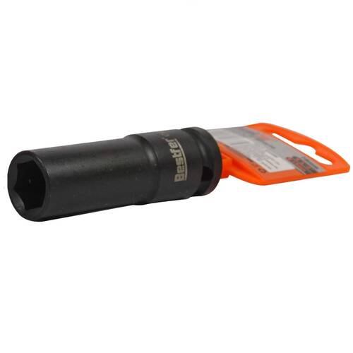 Soquete sextavado de impacto longo 15 mm encaixe 1/2 Soquete sextavado de impacto longo 15 mm encaixe 1/2