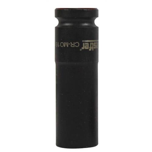 Soquete sextavado de impacto longo 16 mm encaixe 1/2 Soquete sextavado de impacto longo 16 mm encaixe 1/2