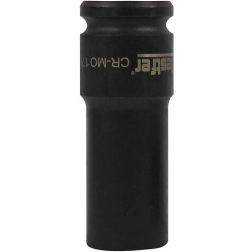 Soquete sextavado de impacto longo 17 mm encaixe 1/2 Soquete sextavado de impacto longo 17 mm encaixe 1/2