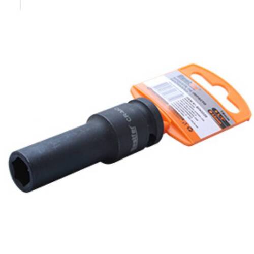 Soquete sextavado de impacto longo 12 mm encaixe 1/2 Soquete sextavado de impacto longo 12 mm encaixe 1/2