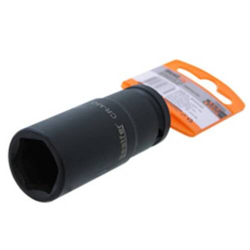 Soquete sextavado de impacto longo 22 mm encaixe 1/2 Soquete sextavado de impacto longo 22 mm encaixe 1/2