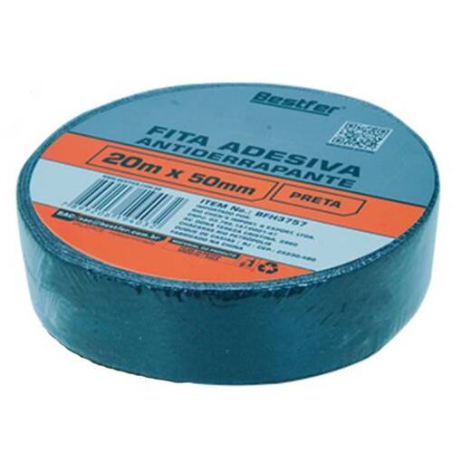 Fita adesiva antiderrapante preto 50 mm x 20 m - BFH3757 Fita adesiva antiderrapante preto 50 mm x 20 m - BFH3757