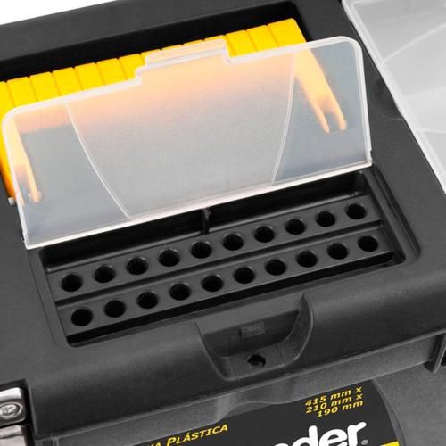 Caixa pl�stica para ferramentas com bandeja 41,5 x 21,0 x 19,0 cm - CPV 160