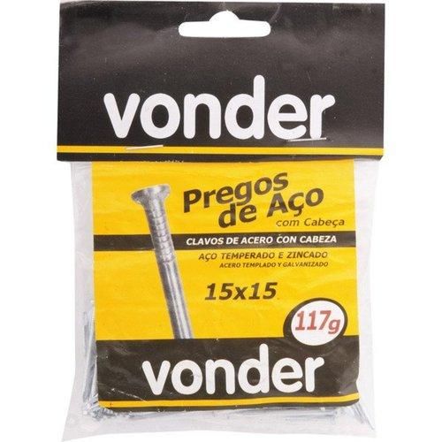 Pregos de a�o com cabe�a 15 x 15 com 100 pregos