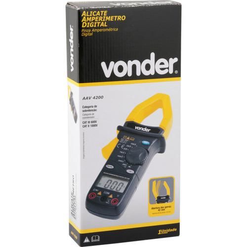 Alicate amper�metro digital - AAV 4200