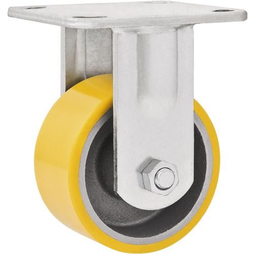 Rod�zio fixo de poliuretano e ferro fundido 8