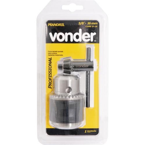 Mandril com chave cone B-18 capacidade 3 mm a 16 mm para 5/8