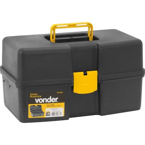 Caixa pl�stica com 2 bandejas - VD 2001