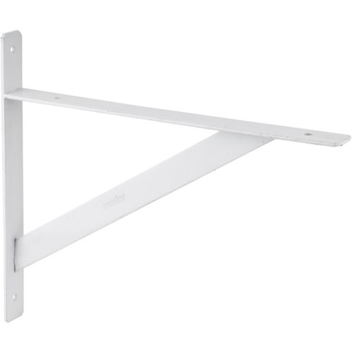 Cantoneira metálica tipo mão francesa reforçada 40 cm branca - 32.95.000.400 Cantoneira metálica tipo mão francesa reforçada 40 cm branca - 32.95.000.400