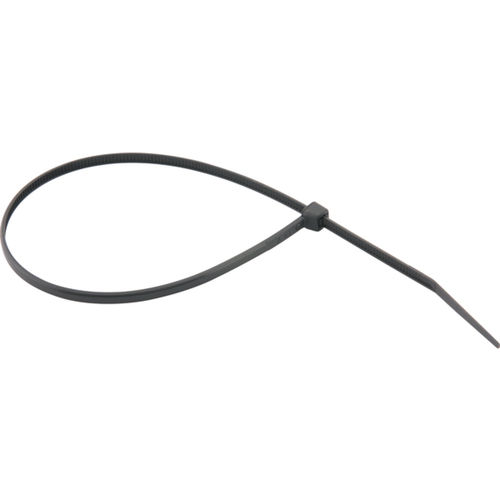 Abra�adeira de nylon preta  9 mm x 80 cm com 10 pe�as