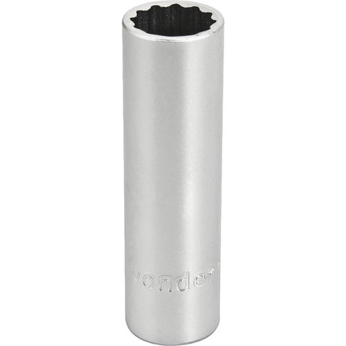 Soquete estriado longo 21 mm encaixe 1/2 Soquete estriado longo 21 mm encaixe 1/2