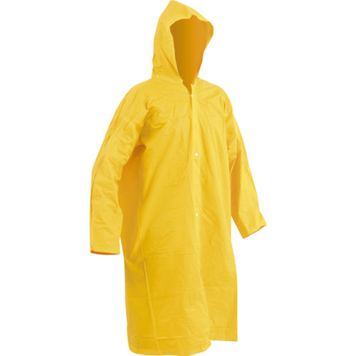 Capa de chuva em PVC laminado sem forro amarela GG Capa de chuva em PVC laminado sem forro amarela GG