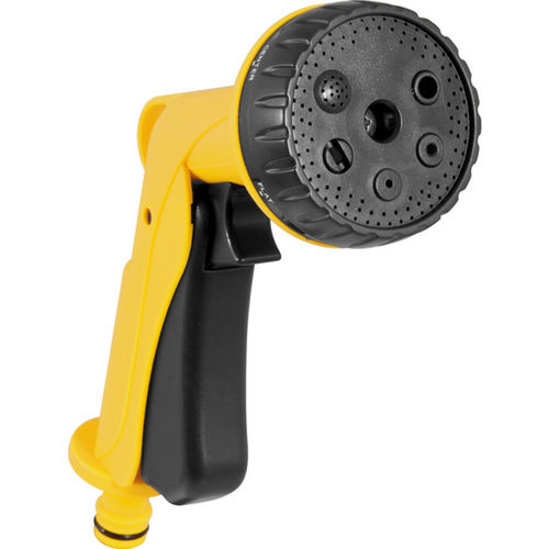 Esguicho plástico para jardim com 6 jatos engate 1/2 Esguicho plástico para jardim com 6 jatos engate 1/2