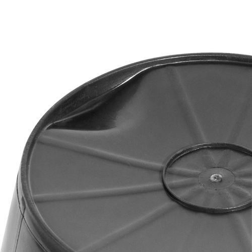 Balde de pl�stico extraforte 12 litros preto