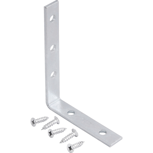 Cantoneira para cortina 6 x 8 cm zincada com 4 pe�as