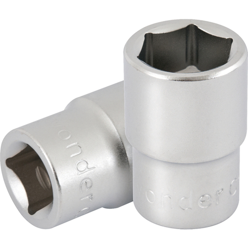 Soquete sextavado 12 mm encaixe 1/2