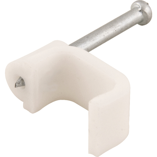 Grampo pl�stico chato para fios 6 mm