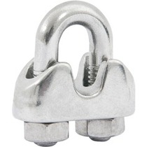 Clips para cabo em a�o inox 1/8