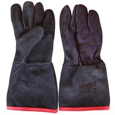 Luva de raspa soldador 15 cm com refor�o - RLL-LS15