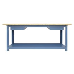 Bancada desmont�vel tampo compensado pinus 2000 x 600 x 40 mm com 2 gavetas - NB-11