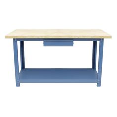 Bancada desmont�vel tampo compensado pinus 1500 x 600 x 40 mm com 1 gaveta - NB-10