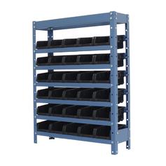 Estante met�lica com 30 gavetas n�3 preta - NE30/3P