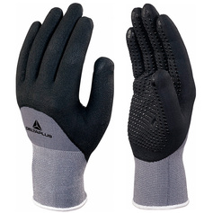 Luva poliamida spandex com banho 3/4 nitr�lico/PU pigmentada G  