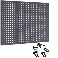 Painel para ferramentas met�lico 725 x 575 mm com ganchos pl�sticos