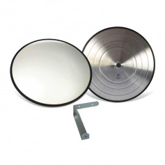 Espelho Panor�mico 500 mm com acabamento de borracha