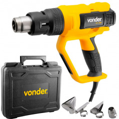 Soprador t�rmico digital 1800W 50 a 650�C 2 est�gios com acess�rios - STV 1800