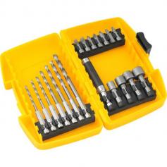 Jogo combinado brocas e bits com 19 pe�as 