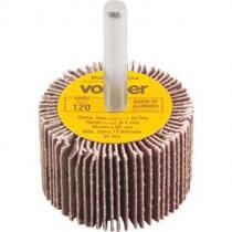Roda de lixa 40 x 25 mm com haste gr�o 120 
